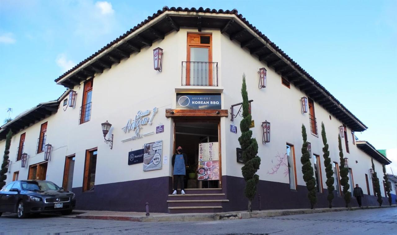 Hotel Barrio Antiguo Chiapas Bagian luar foto